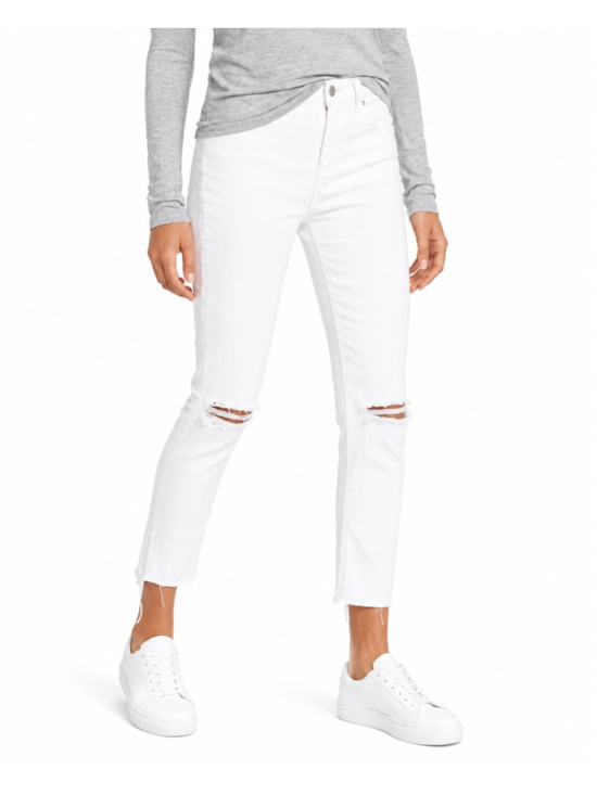 rag & bone Denim - Rag & Bone Dre Low-Rise Ankle Slim Boyfriend Jeans Sz 24 (13.75”W)White #329 NWT